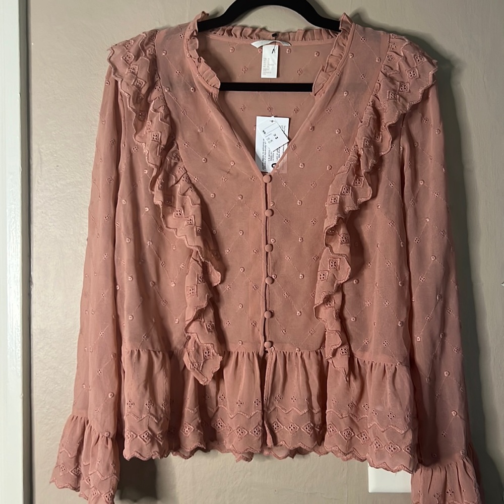 H & M blouse Sz 12